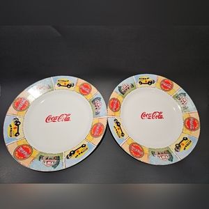 2 Good Ol' Days Coca-Cola Plates